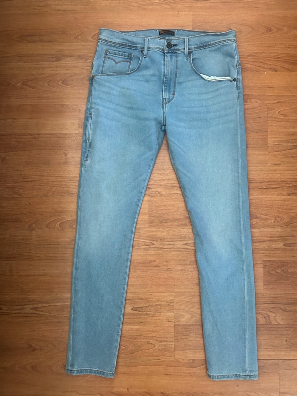Rare 1 of 1 Levi’s 512 San Francisco Bespoke slim tapered jeans size 34x32